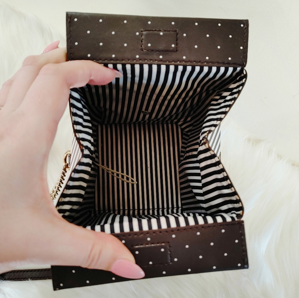 Kate Spade Creme de la Creme Chocolate Milk Purse - Picture 5 of 11